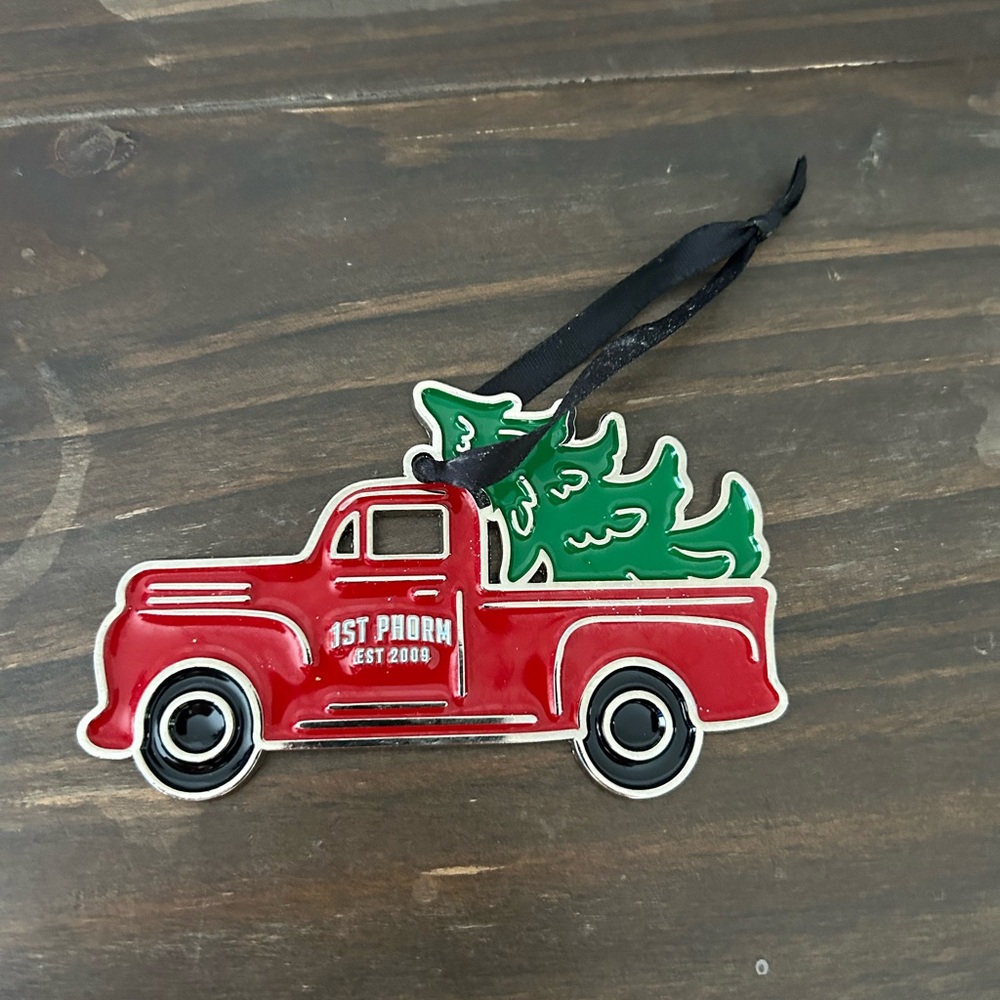1st Phorm Festive Red Truck Ornament